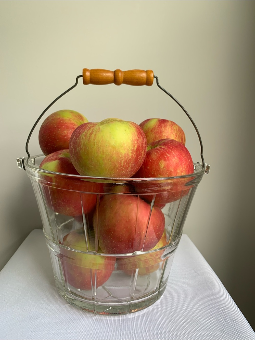 Glass Bushel Basket